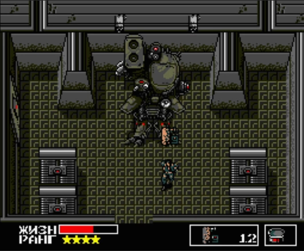 Metal Gear - геймплей игры MSX2